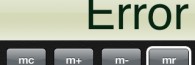 Error